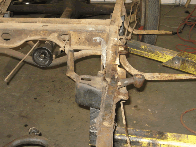The first time the body had been removed from the frame.